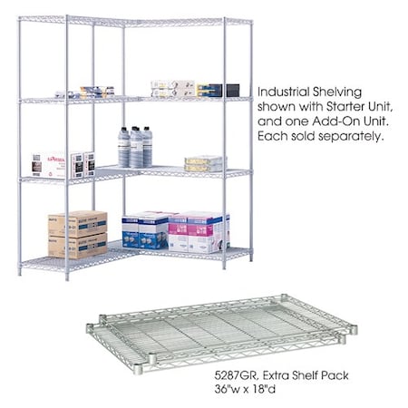 Industrial Extra Shelf Pack,36 X 18