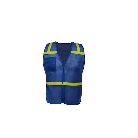 Non Ansi Enhanced Safety Vest,Blue