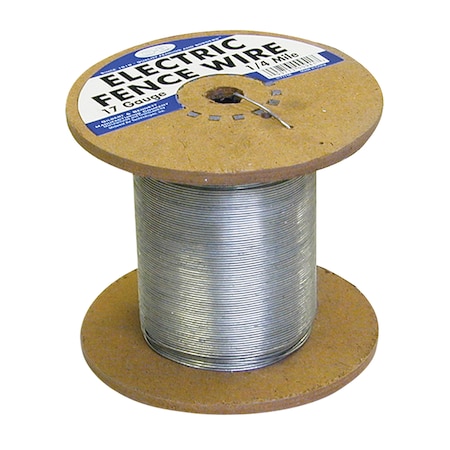 Electric Fence Wire,17 Ga.,1/4 Mile