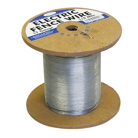 Electric Fence Wire,14 Ga.,1/4 Mile