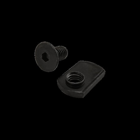 5/16-18 Socket Head Cap Screw, Black Zinc Plated Steel, 5/8 In Length