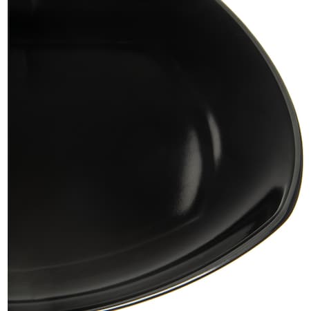 Upturned Corner Sq. Plate,9.5,Blk,PK48