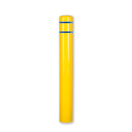 Post Sleeve,7 Dia,52 H,Yellow/Blue