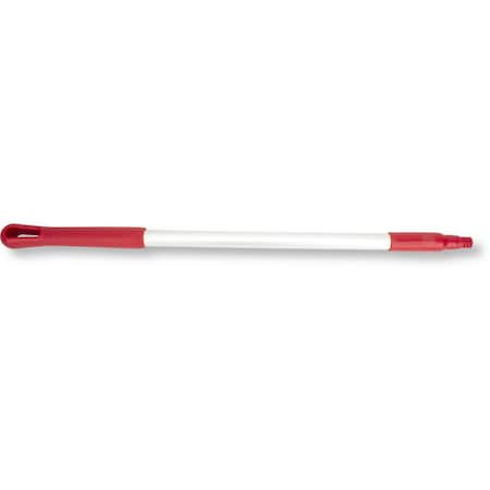 30 In Aluminum Handle, Red, Aluminum