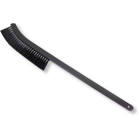 0.5 In W Radiator Style Brush, Black, Polypropylene