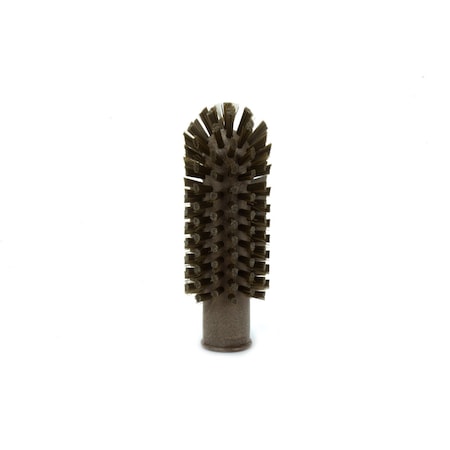 2 In W Pipe And Valve Brush, Brown, Polypropylene