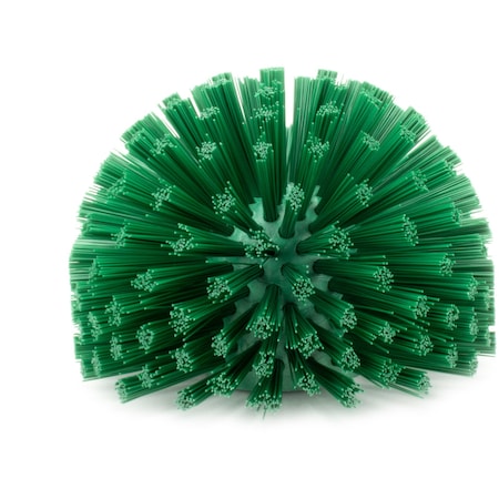 6 In W Pipe And Valve Brush, Green, Polypropylene