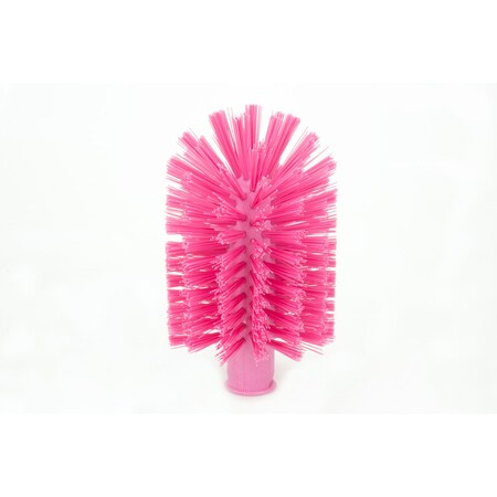 4 In W Pipe And Valve Brush, Pink, Polypropylene
