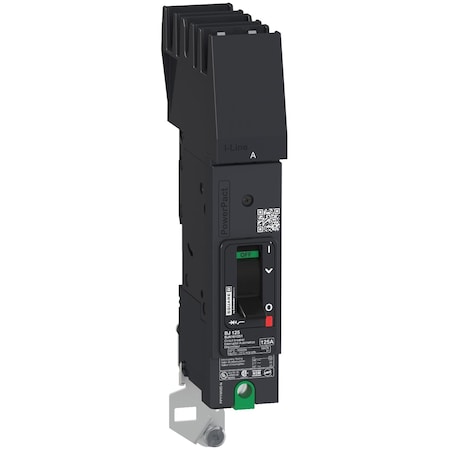 PowerPact B Circuit Breaker,30A,1P,34, 30 A, 240V AC, 1 Pole, I-Line Mounting Style, BD 030 Series