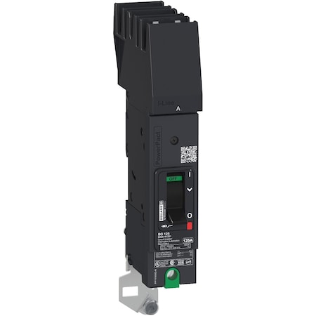 PowerPact B Circuit Breaker,20A,1P,27, 20 A, 240V AC, 1 Pole, I-Line Mounting Style, BG 020 Series