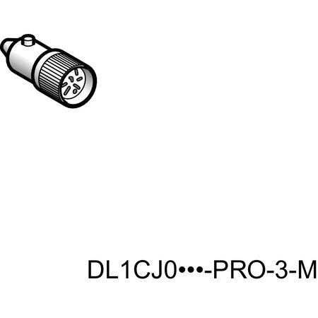 LED Bulb With BA9s Base-blue-24 V AC