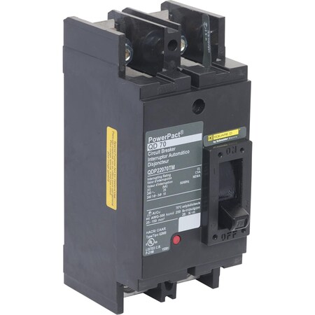 PowerPact Q - Molded Case Circuit Breake, 90 A, 240V AC, 2 Pole, Unit Mount Lug Mounting Style