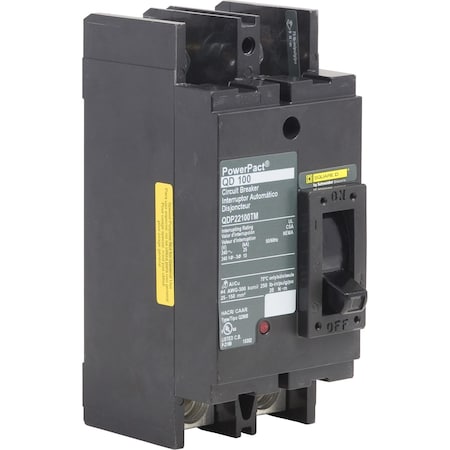 PowerPact Q - Molded Case Circuit Breake, 110 A, 240V AC, 2 Pole, Unit Mount Lug Mounting Style