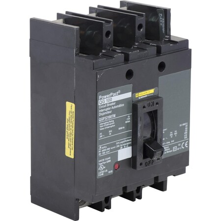PowerPact Q - Molded Case Circuit Breake, 80 A, 240V AC, 3 Pole, Unit Mount Lug Mounting Style