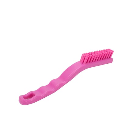 0.88 In W Detail Brush, Pink, Polypropylene