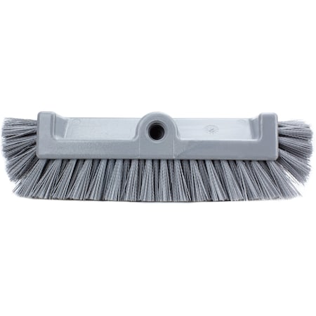 6 In W Multi-Level Floor Scrub Brush, Gray, Polypropylene