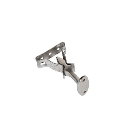 Door Stop And Holder With 2-3/4 Projection Satin Chrome