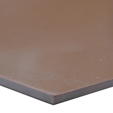 Silicone Sheet - 50A - Smooth Finish - No Backing - 0.032 Thick X 36 Width X 300 Length - Brown