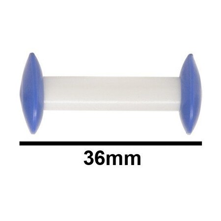 Bel-Art Circulus Teflon Magnetic Stirring Bar: 36mm Length, Blue