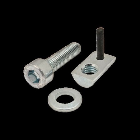 M6-1.00 Socket Head Cap Screw, Bright Zinc Plated Steel, 25 Mm Length