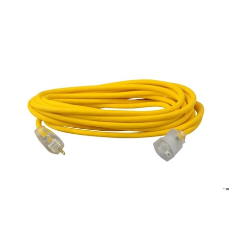Extension Cord,SJEOOW,25 Ft 14/3,Lit/End