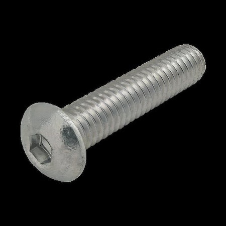 5/16-18 Socket Head Cap Screw, Zinc Plated Steel, 1-1/2 In Length