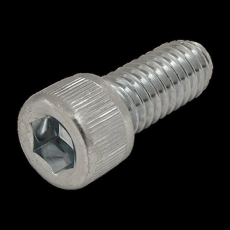 5/16-18 Socket Head Cap Screw, Zinc Plated Steel, 3/4 In Length