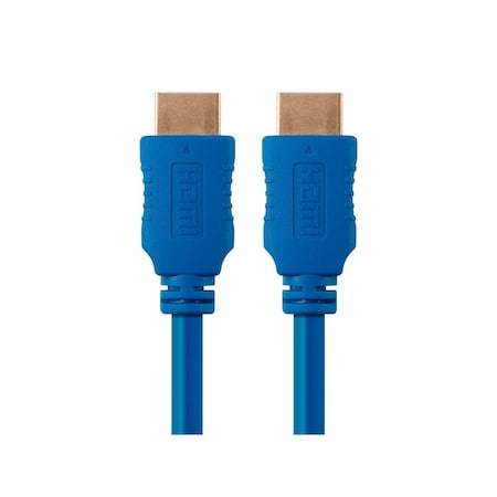 HDMI Cable,High Speed,Blue,6ft.,28AWG