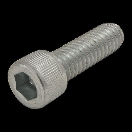 5/16-18 Socket Head Cap Screw, Zinc Plated Steel, 1 In Length