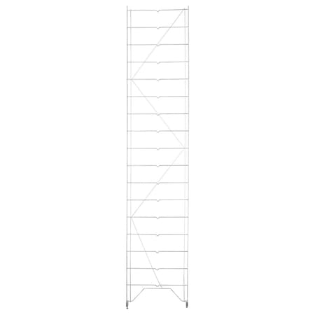 Shelf Upright, 12D X 73-1/2W, Chrome