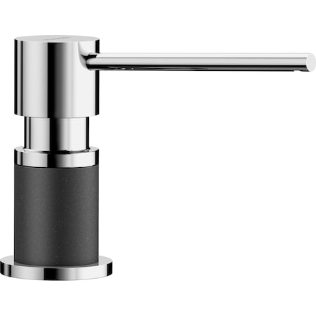 Lato Soap Dispenser - Chrome/Anthracite