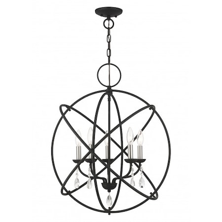 Black Chandelier,5 Light