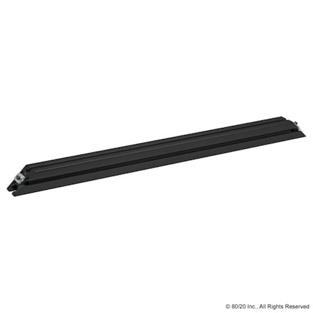 Support,45 Deg,40-4040X640mm,Blk Ano