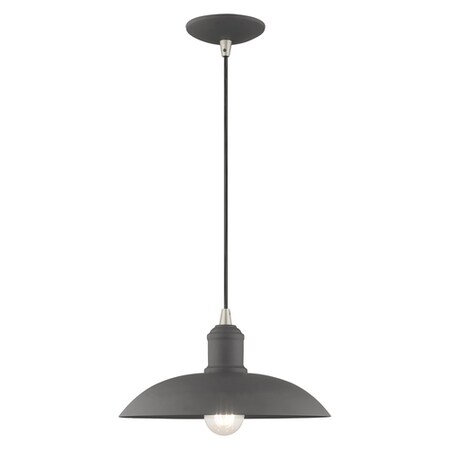 Metal Shade Mini Pendants 1 Light Scandinavian Gray Mini Pendant