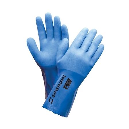 12 Chemical Resistant Gloves, PVC, 2XL, 1 PR