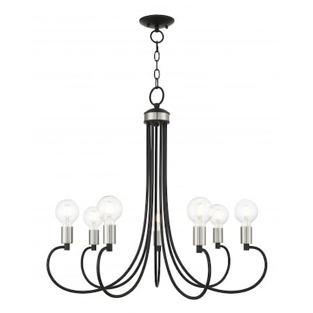 Black With Brushed Nickel Accents Chande