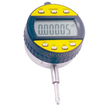 0-0.5/0-12.7mm Electronic Indicator With .00005 / .001mm Resolution