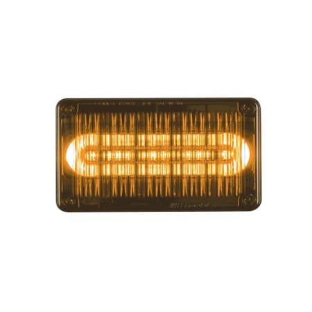 LED PrizmIi, Clear Lens, Amber, 4X6, Sub-Category: Perimeter Light