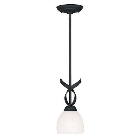 Brookside 1 Light Black Mini Pendant