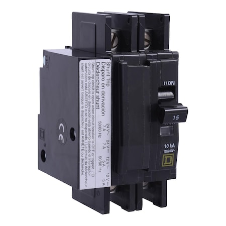 Miniature Circuit Breaker, 40, 120/240VAC, 2 Pole, Unit Mount Mounting Style, QOU Series