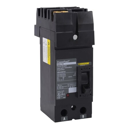 Molded Case Circuit Breaker, 175, 240VAC, 2 Pole, I-Line Bracket Mounting Style