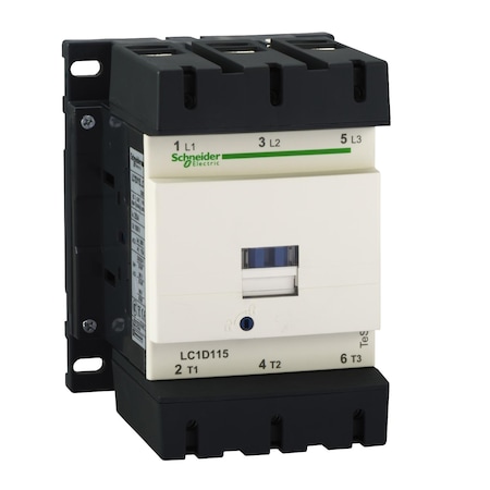 IEC Magnetic Contactor, 3 Poles, 480 V AC, 115 A