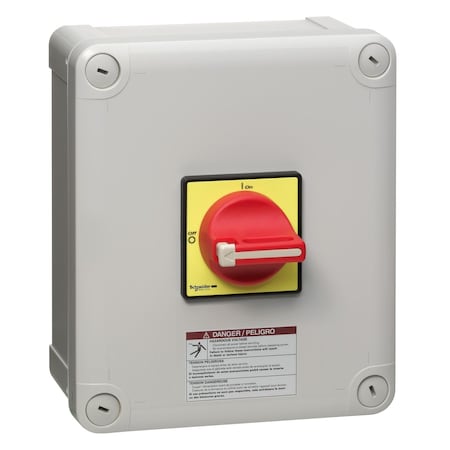 Enclosed Disconnect Switch, 63 A, 690V AC, 3 Pole