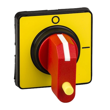 45Mm X 45Mm Red+Yellow Oper4 Hole Mtg