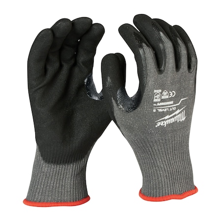 12 Pk Cut 5 Dipped Gloves - L