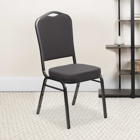 Gray Fabric Banquet Chair