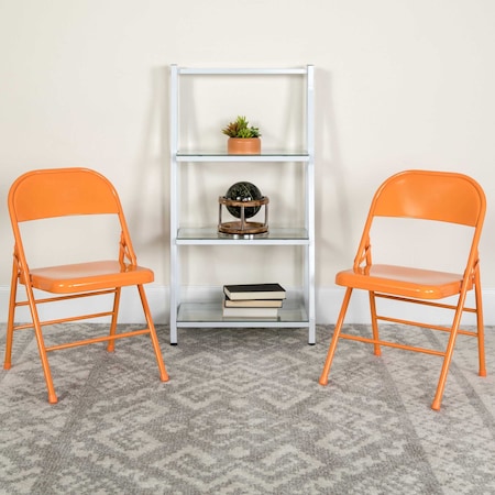 Orange Marmalade Folding Chair