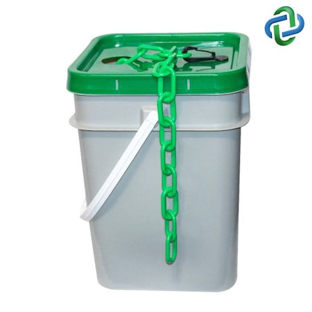 Green Plastic Chain Pail 3(#10,76 Mm)
