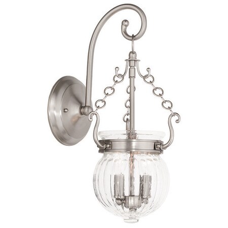 Everett 2 Light Brushed Nickel Wall Sconce