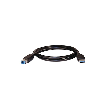 USB 3.0 A Male To B Male CRUus Cable Bla